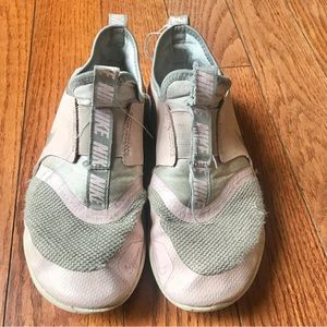 Nike Kids Flex Runner Slip On Sneakers  Metallic/Pink Size 3